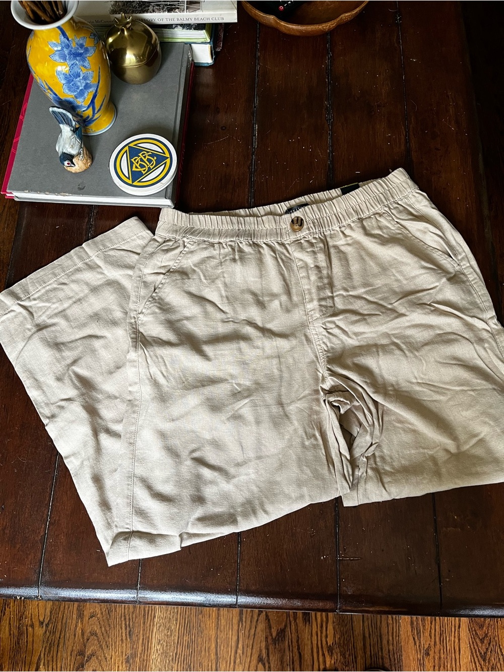 Linen blend wide leg pants BNWT
